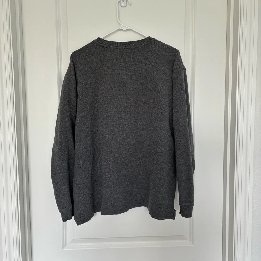 L.L. Bean Gray Long Sleeve Tee Men’s Large